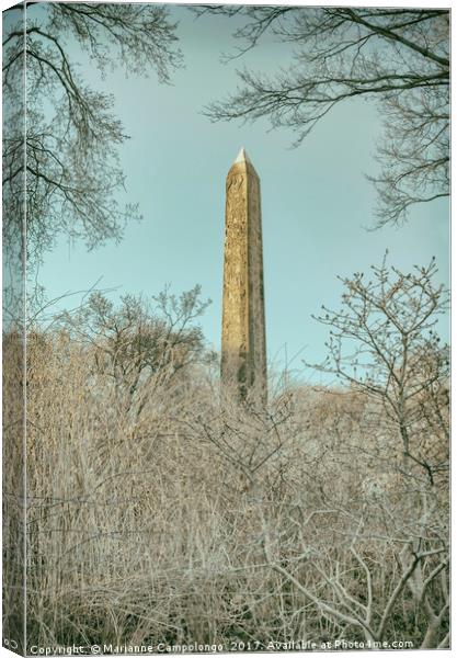The Obelisk I Canvas Print by Marianne Campolongo