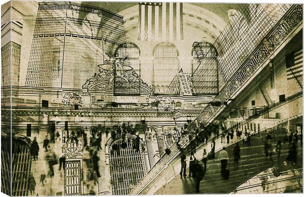 Grand Central Terminal Canvas Print by olga hutsul