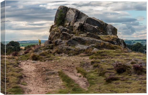 Ashover Rock Canvas Print by Wendy Williams CPAGB