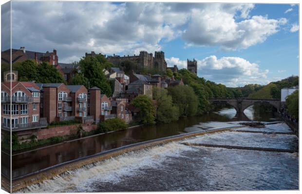 Majestic Durham Weir Canvas Print by Wendy Williams CPAGB