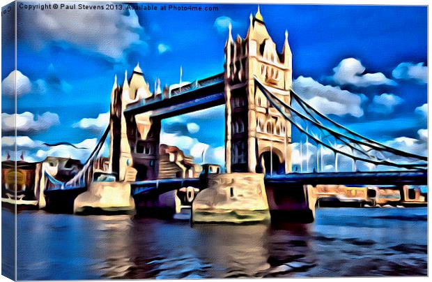 Tower Bridge Canvas Print by Paul Stevens