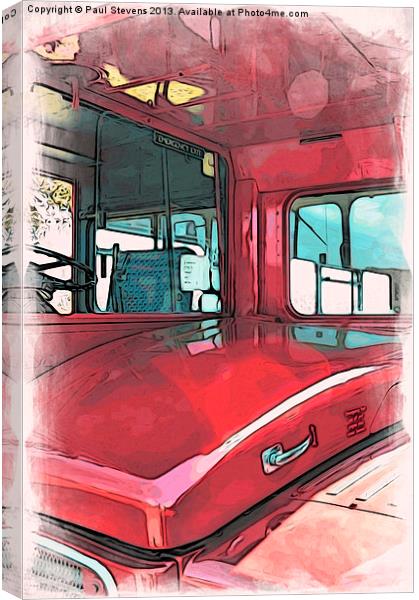 London Bus - 03 Canvas Print by Paul Stevens