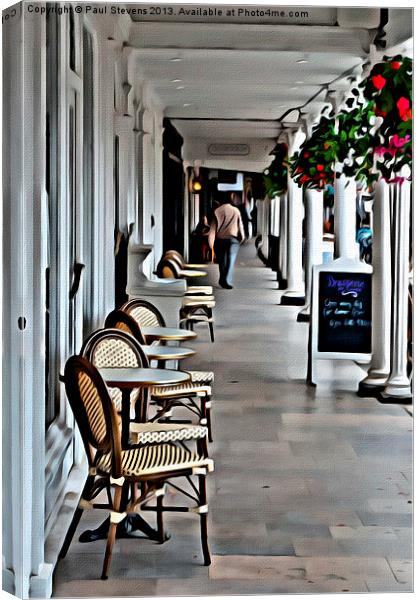 The Colonnade Canvas Print by Paul Stevens