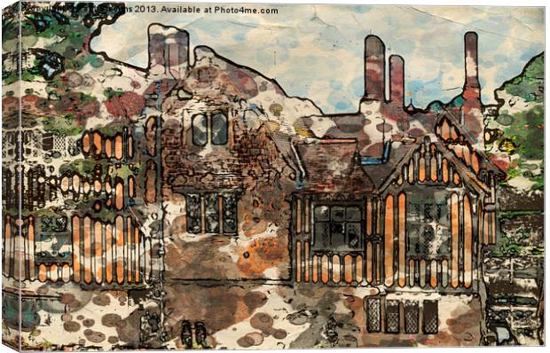 Ightham Mote Canvas Print by Paul Stevens