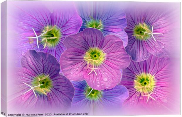 Shades of purple Canvas Print by Marinela Feier