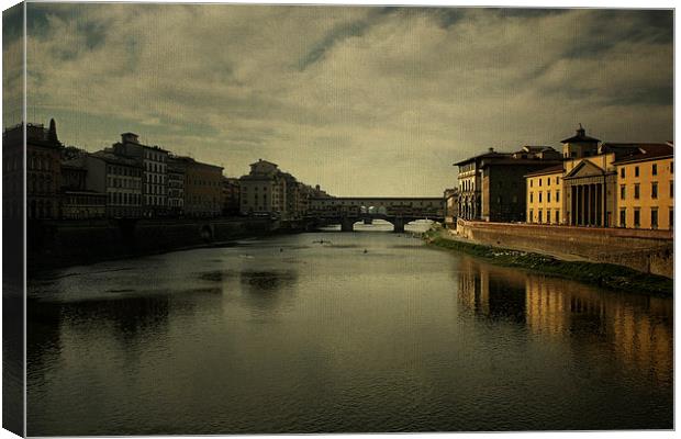 Ponte Vecchio No. 2 Canvas Print by Belinda Greb