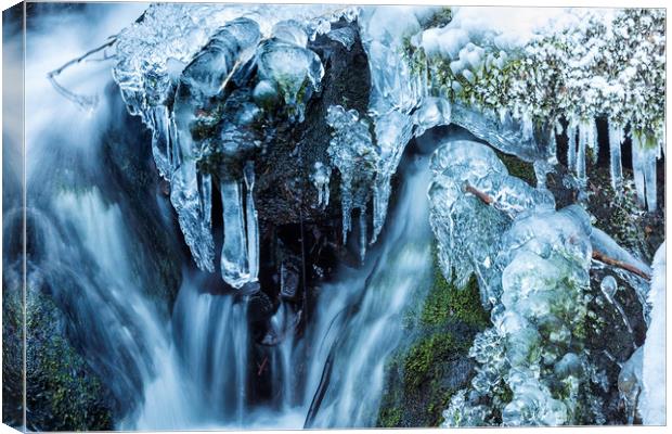 Ice and Water, No. 2 Canvas Print by Belinda Greb
