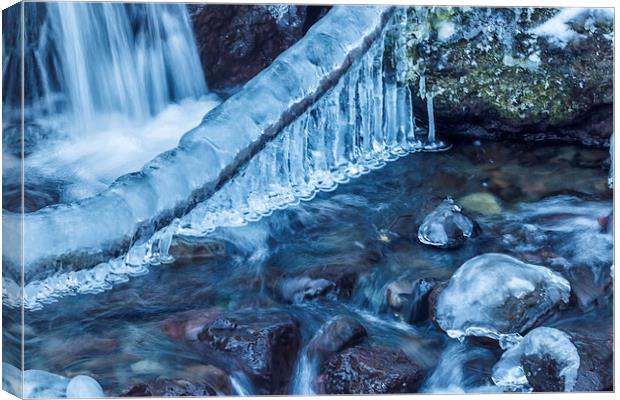 Ice and Water, No. 3 Canvas Print by Belinda Greb
