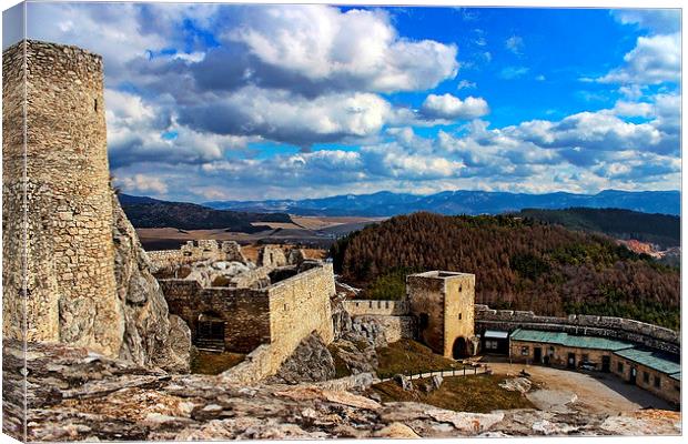 Spis Castle, Slovakia Canvas Print by Richard Cruttwell