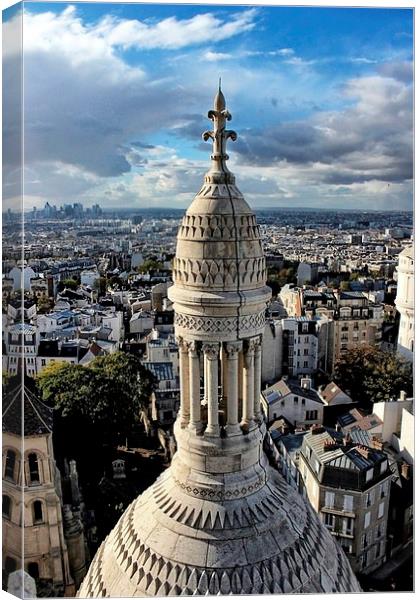 Paris Cityscape Canvas Print by Richard Cruttwell