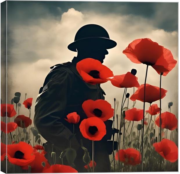 Lest We Forget Canvas Print by Scott Anderson