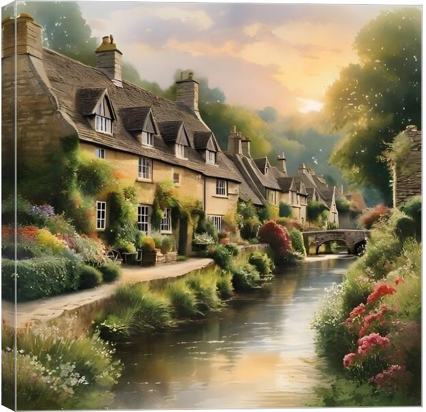 Cotswolds Canvas Print by Scott Anderson