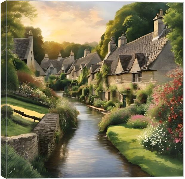 Impression of the Cotswolds Canvas Print by Scott Anderson