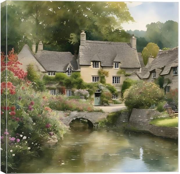 Impression of the Cotswolds Canvas Print by Scott Anderson