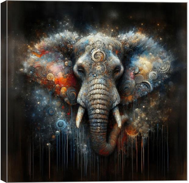 Elephant Canvas Print by Scott Anderson