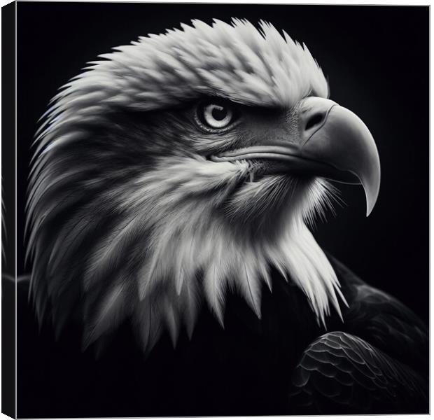 Eagle Portrait Canvas Print by Scott Anderson
