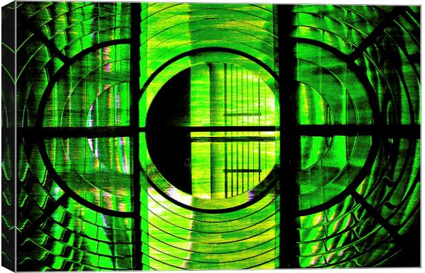 Green Glass Canvas Print by Scott Anderson