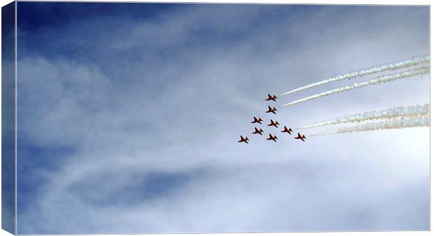 Red Arrows Canvas Print by Scott Anderson