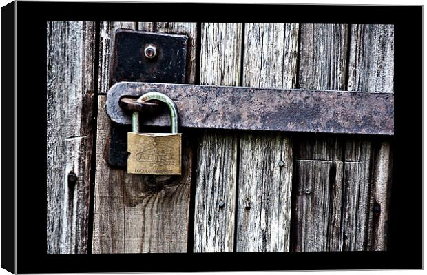 Old Lock Canvas Print by Scott Anderson