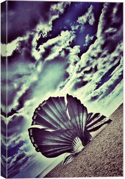 Aldeburgh Shell Canvas Print by Scott Anderson
