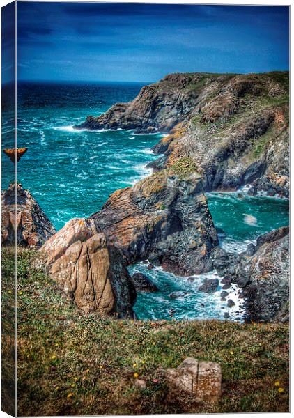 Cornwall Rocks Canvas Print by Scott Anderson