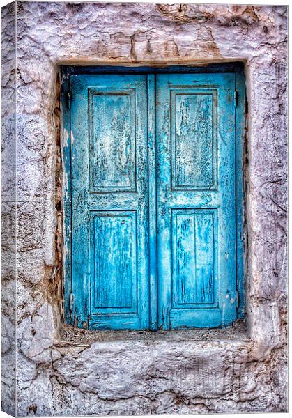 Blue Shutters Canvas Print by Scott Anderson