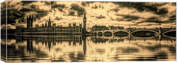  Houses of Parliament Canvas Print by Scott Anderson
