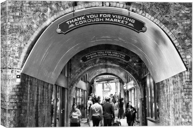 London's Borough Market Canvas Print by Scott Anderson