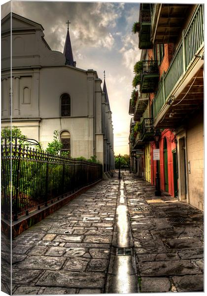 Pirate Alley Canvas Print by Greg Mimbs