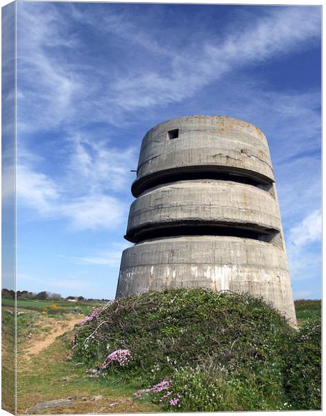 Guernsey tower le prevote Canvas Print by uk crunch