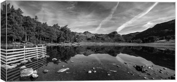Blea Tarn Reflections, The Lake District Canvas Print by Dan Ward