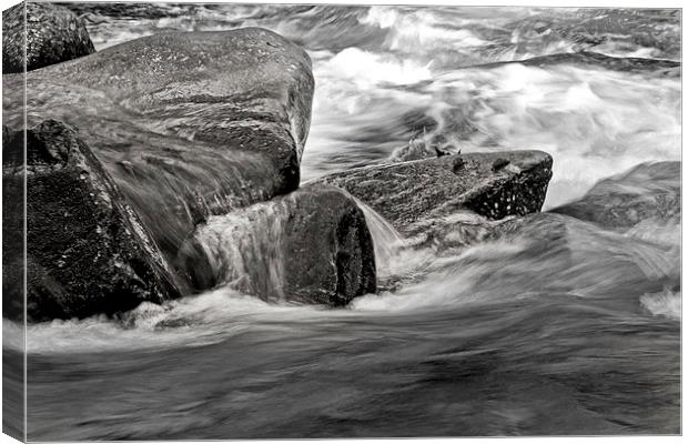  Water on the Rocks Canvas Print by Tom and Dawn Gari