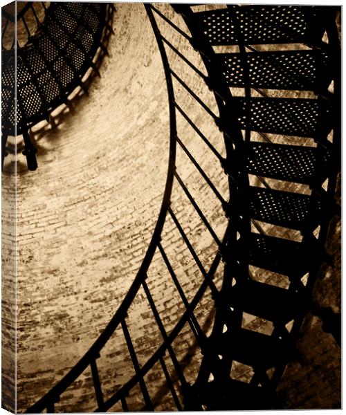  Abstract Stairs Canvas Print by Tom and Dawn Gari