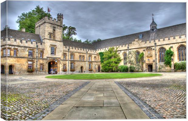St Johns College Oxford Canvas Print by Gurinder Punn