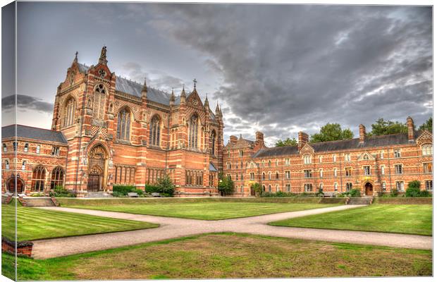 Keble College Oxford Canvas Print by Gurinder Punn