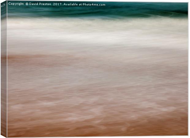 North Sea, Bamburgh 28/10/16 11:03:30 Canvas Print by David Preston