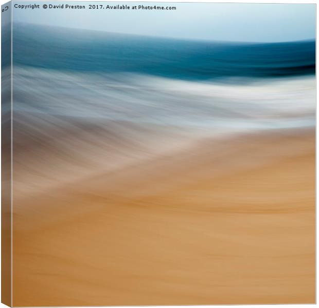 North Sea, Bamburgh 28/10/16 11:08:50 Canvas Print by David Preston