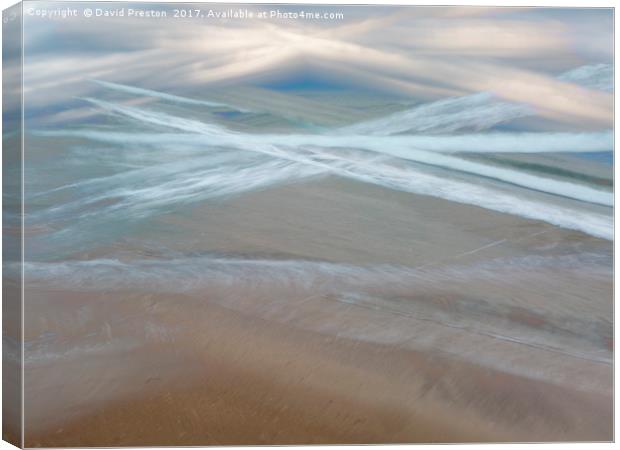 North Sea, Bamburgh 29/10/16 16:10:00 Canvas Print by David Preston