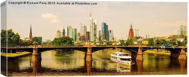 Frankfurt Skyline Canvas Print by Richard Parry