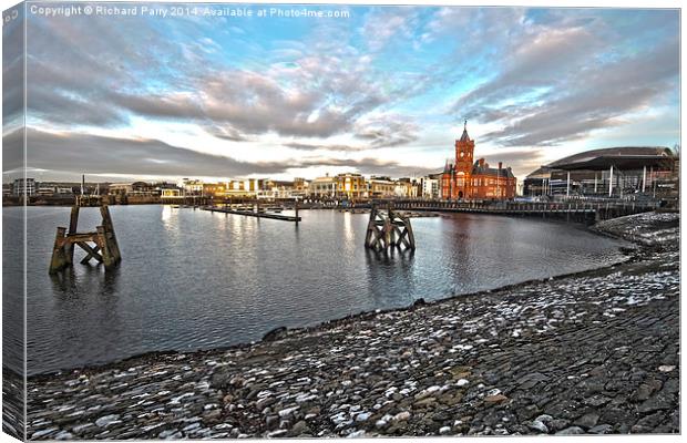  Pierhead Building, Cardiff Bay Canvas Print by Richard Parry