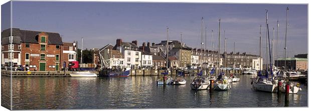 JST2576 Weymouth Harbour Canvas Print by Jim Tampin