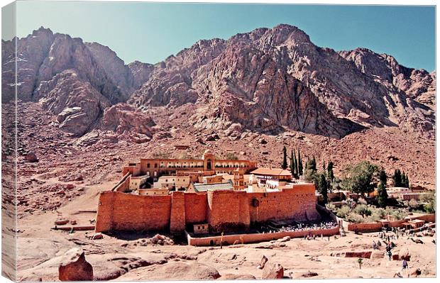 JST2097 St Catherine Monastery Canvas Print by Jim Tampin