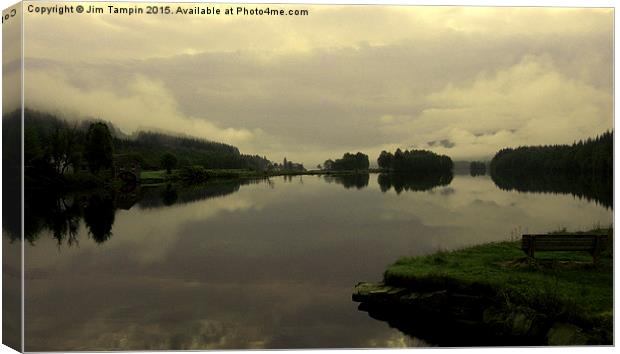 JST3050 Early Morning, Loch Tummel Canvas Print by Jim Tampin