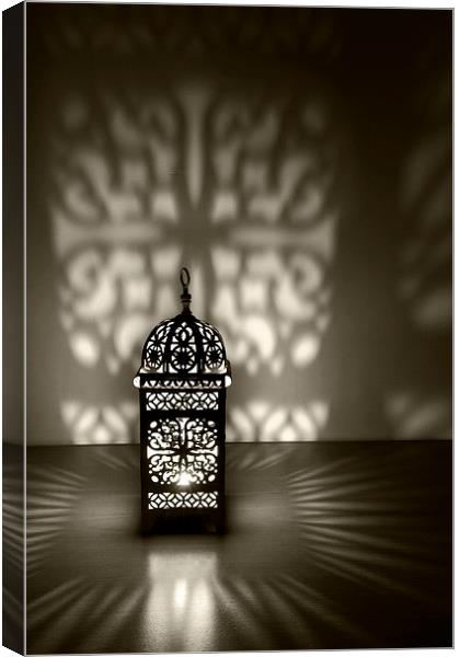 Arabic Lamp Canvas Print by Matt Cottam