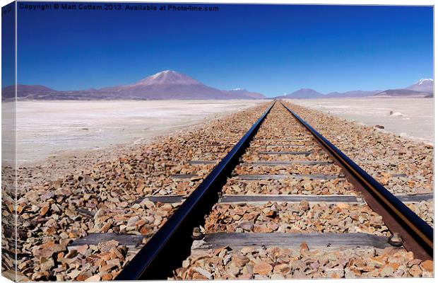 Bolivian Altiplano Canvas Print by Matt Cottam