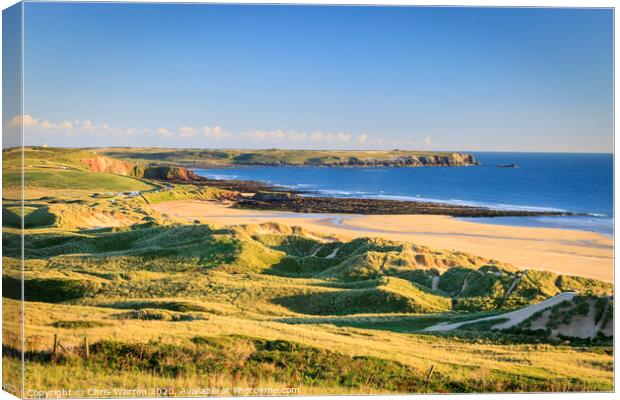 Freshwater West  Canvas Print by Chris Warren