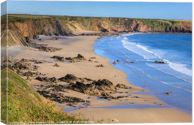 Marloes Pembrokeshire Canvas Print by Chris Warren