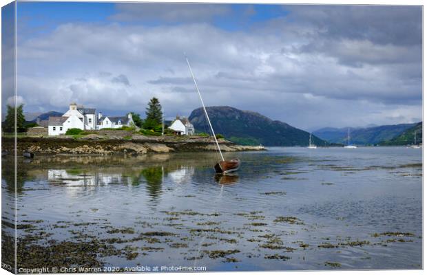 Plockton Canvas Print by Chris Warren