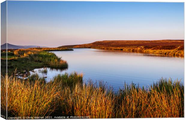 Keeper's Pond Brecon Beacons Blaenavon Wales Canvas Print by Chris Warren