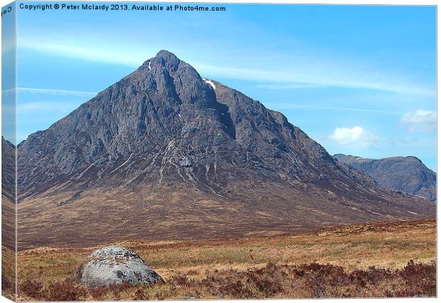 Standing Proud ! Canvas Print by Peter Mclardy